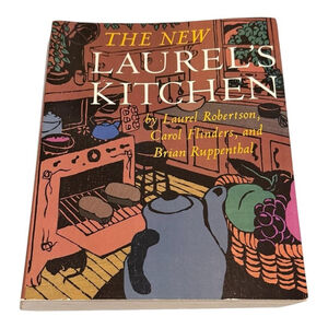 Vintage The New Laurel's Kitchen Vegetarian Cookbook Paperback Ten Speed Press